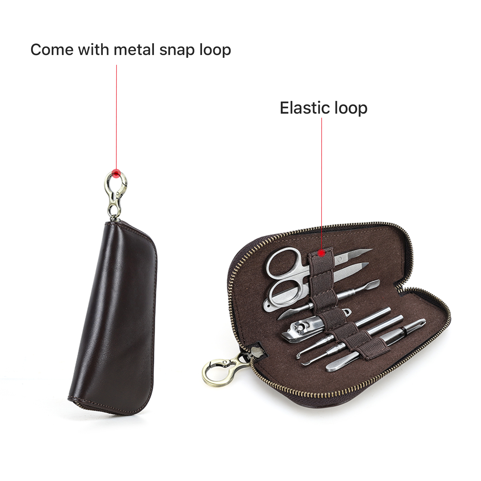 Genuine Leather Travel Case fo - огляд і ціна Grooming Scissors