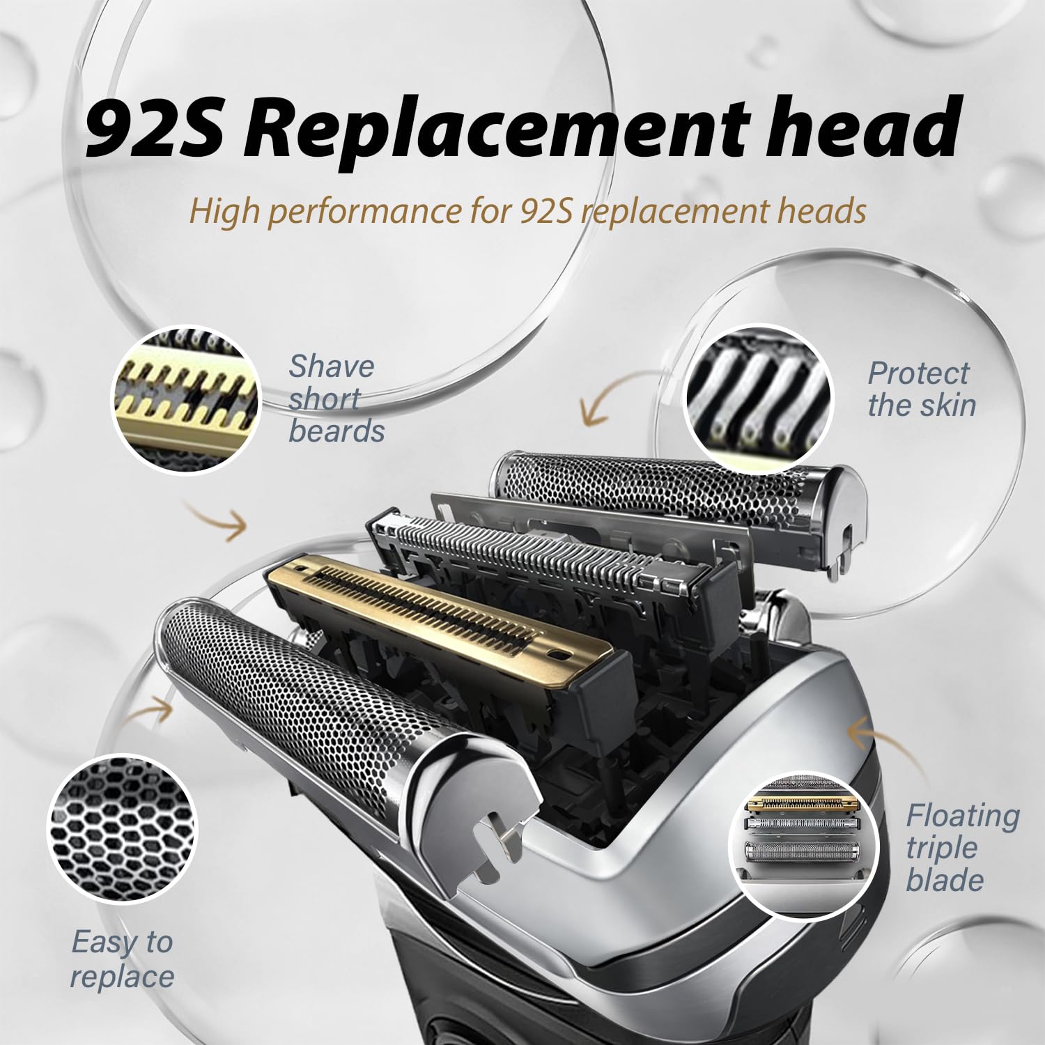 New 92S Replacement Foil Head  - огляд і ціна Aftershave