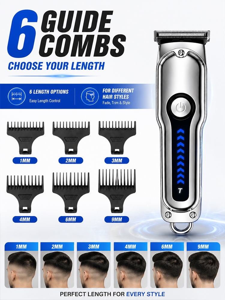 Men Hair Clipper T-Blade Cordl - огляд і ціна Beard Trimmer