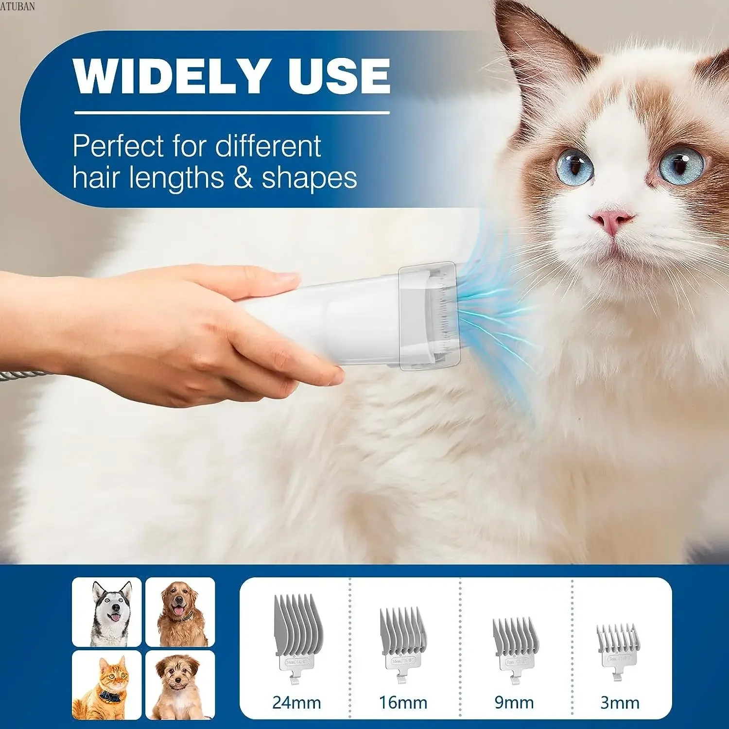 STLFLuxury Dog Grooming Kit wi - огляд і ціна Grooming Kit