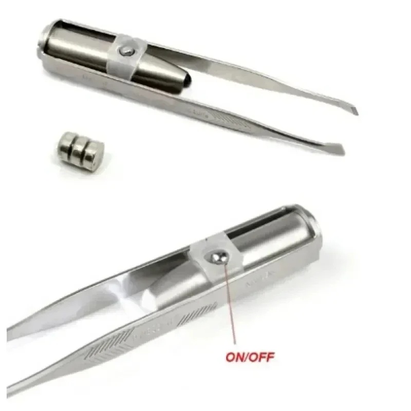 Lighted Stainless Steel Tweeze - огляд і ціна Grooming Kit