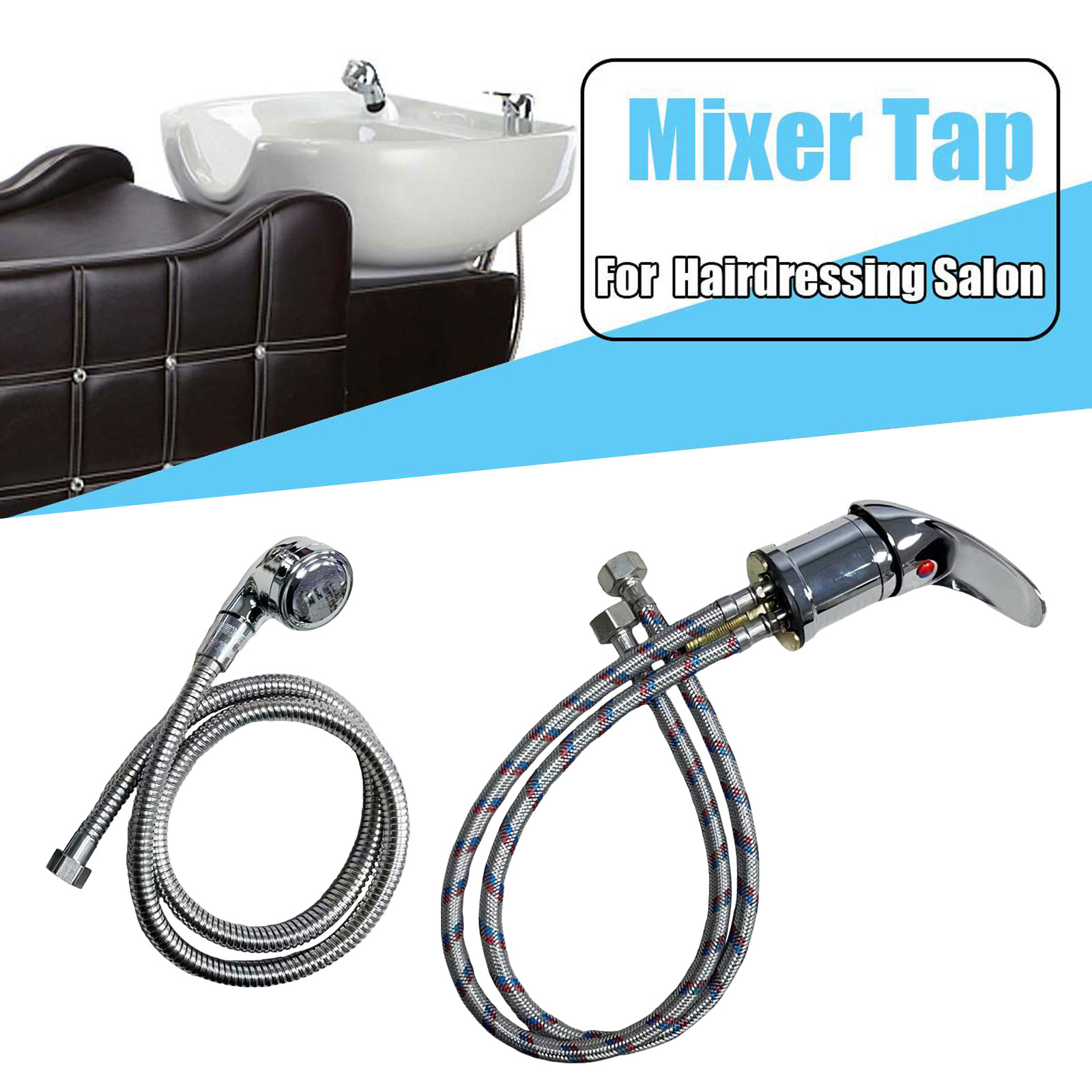 Shampoo Bowl Faucet Set with H - огляд і ціна Grooming Kit